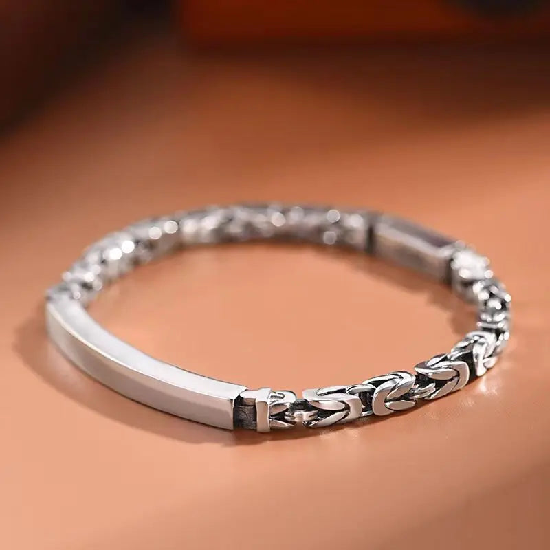 S925 Sterling Men's Lucky Bracelet