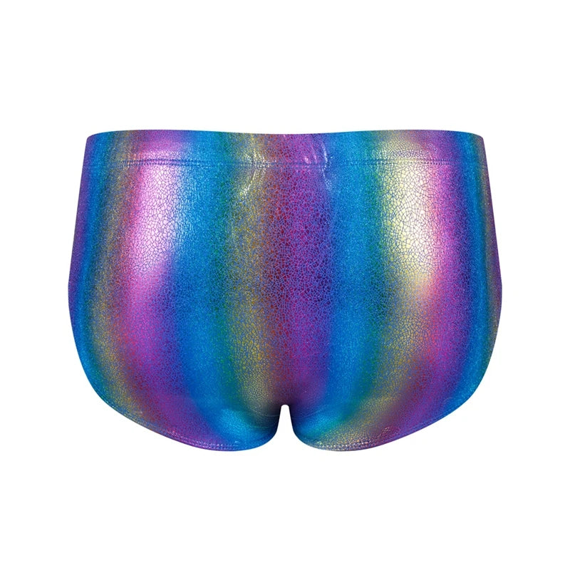 Snakeskin Push-Up Swim Briefs