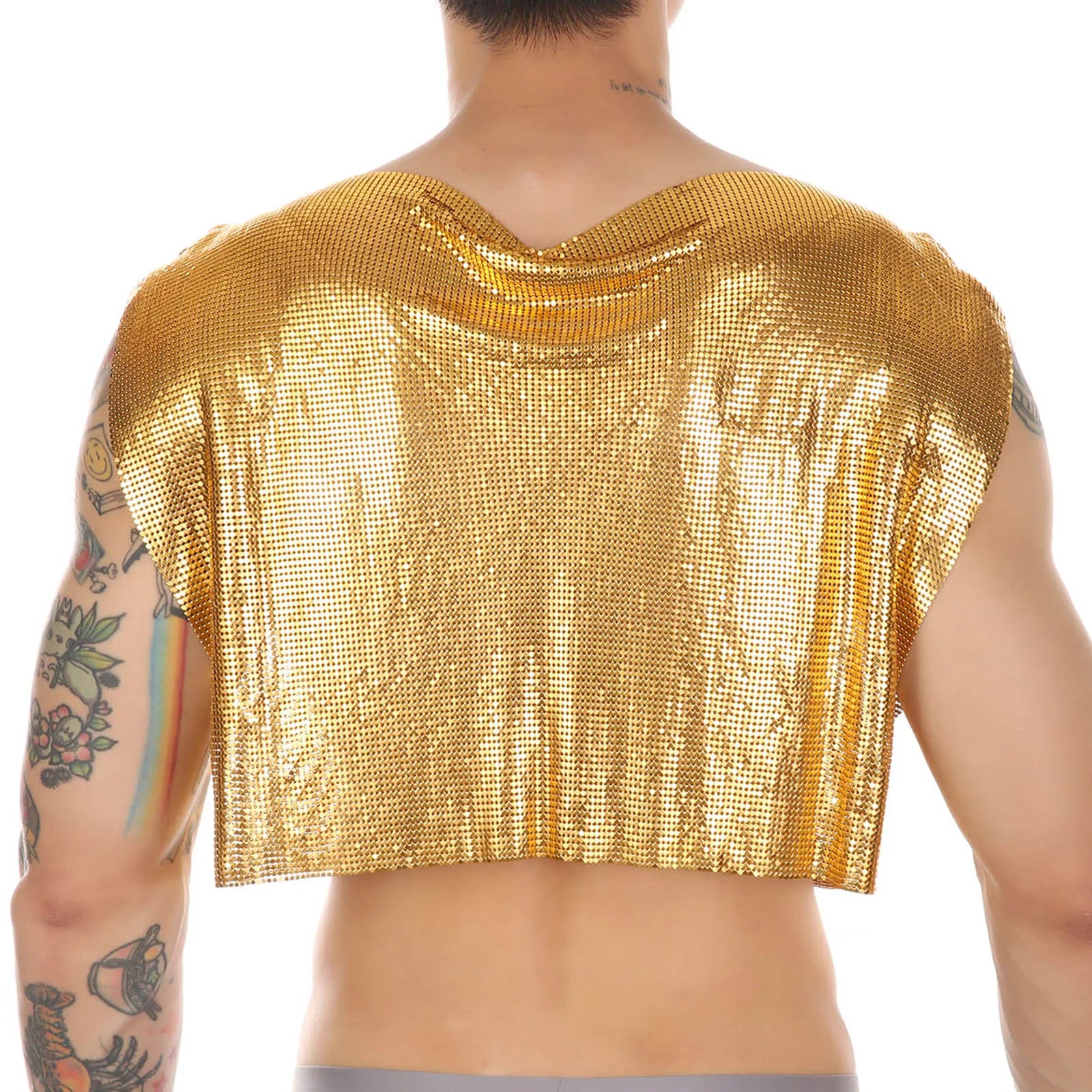 Metallic Tank Top for Men