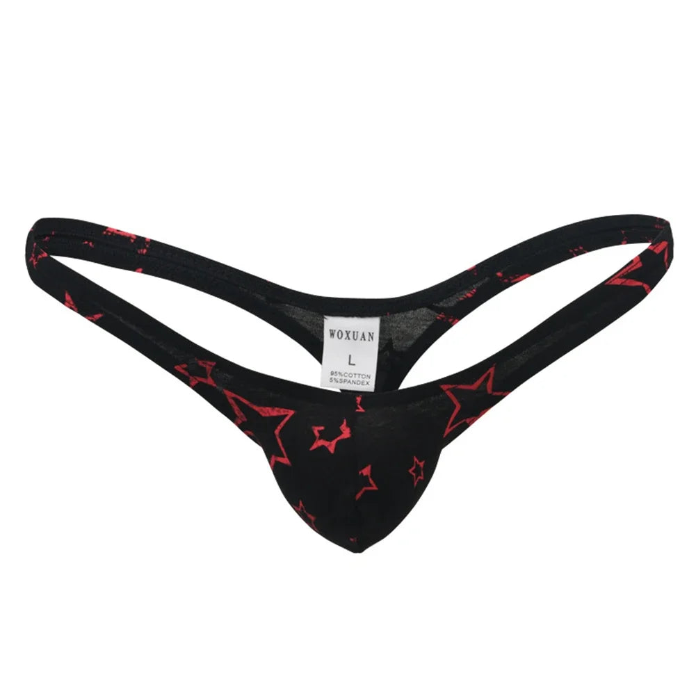 Men's Cotton Low-Rise Thong