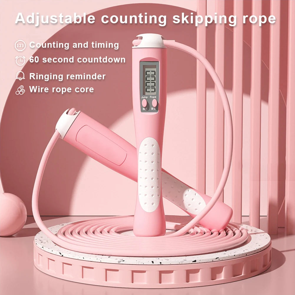 Adjustable Counting Skipping Rope