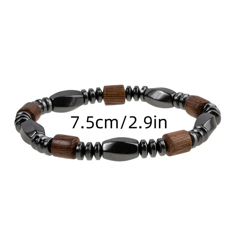 Handmade Black Hematite Bracelet