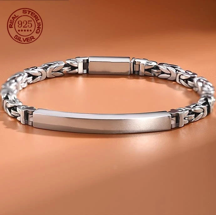 S925 Sterling Men's Lucky Bracelet