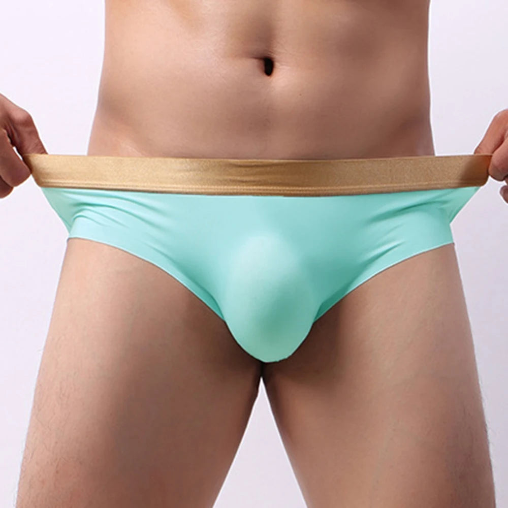 Men's Ice Silk Pouch Briefs