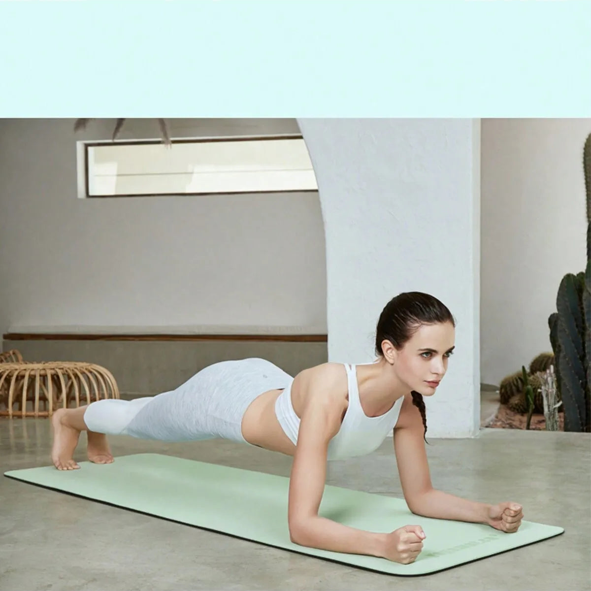 TPEgoyamat Non-slip Pilates Mat 180cm X 57cm Thick