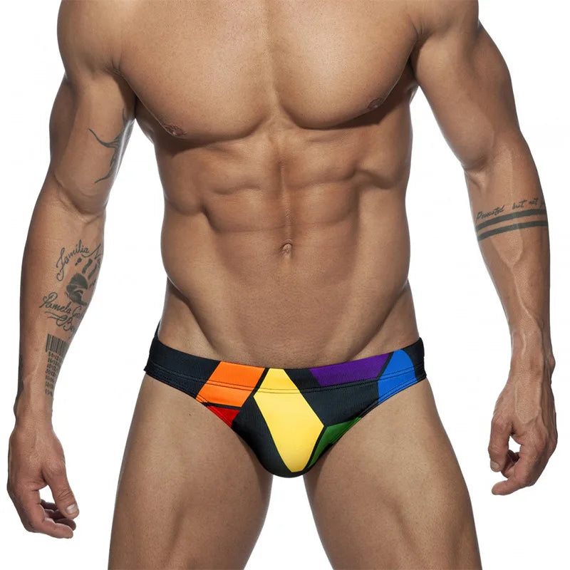 Low Waist Printed Triangle Swimwear