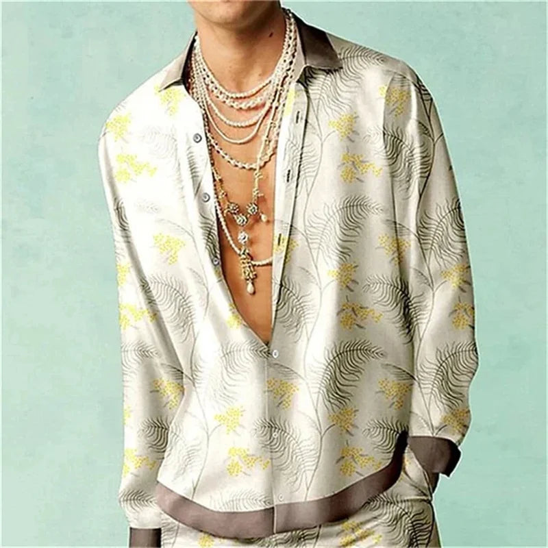 Men's 3D Printed Summer Shirt