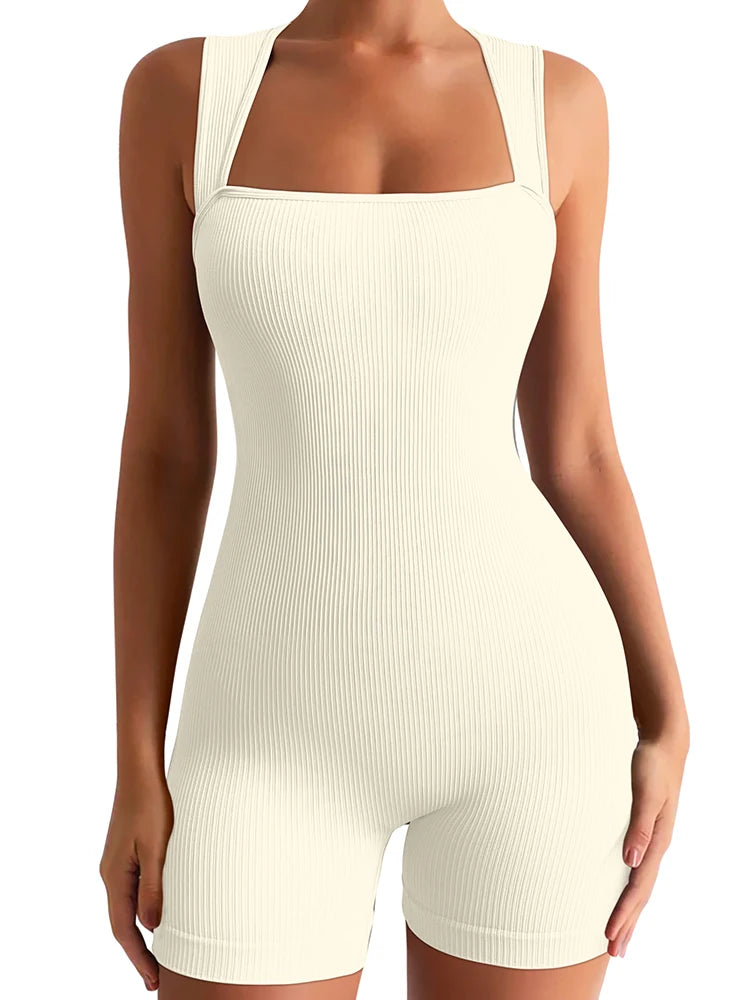 Backless Quick-Dry Romper