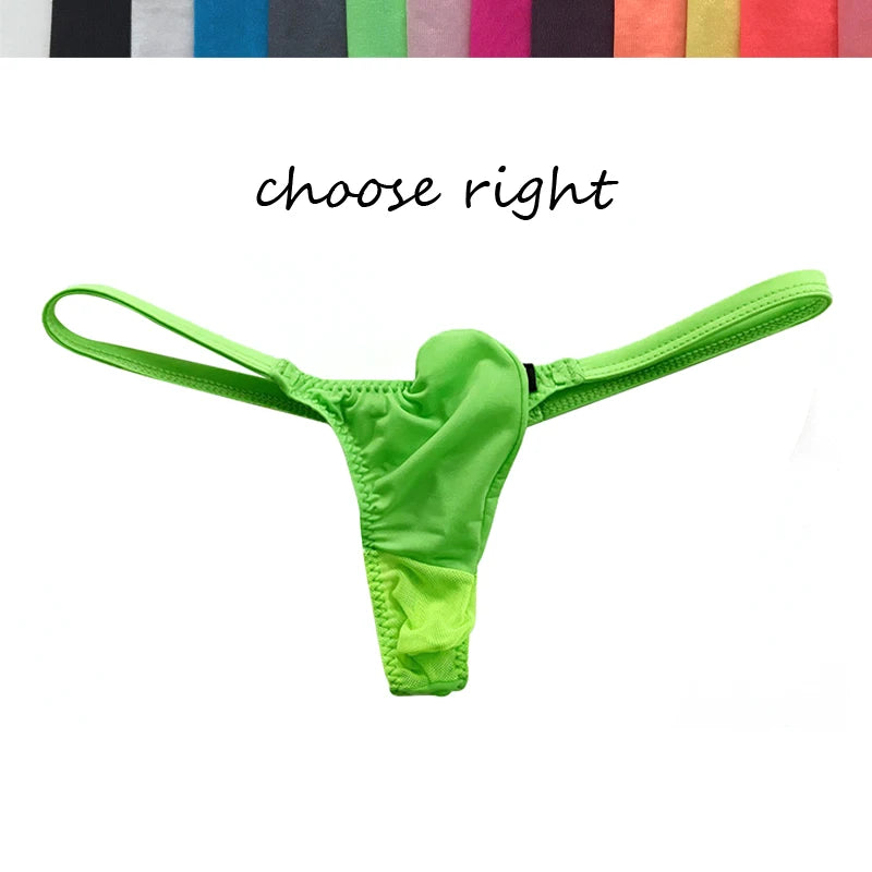 UnderMoon Silk Mesh Thong