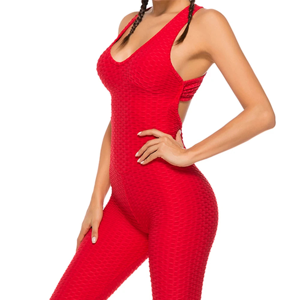 Halter Bandage Bodycon Jumpsuit