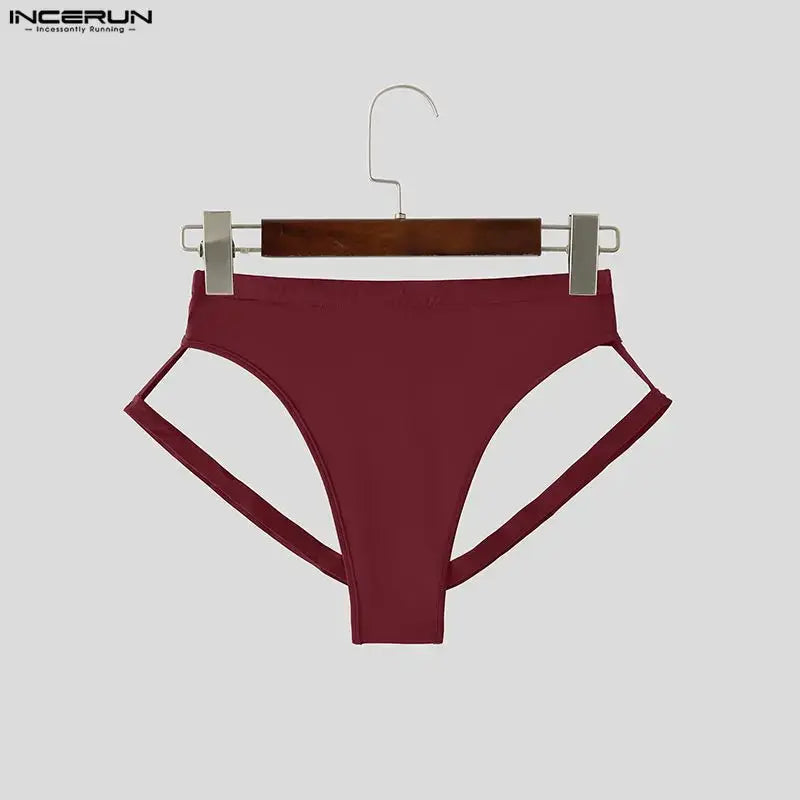 Hollow Out Elastic Waist Shorts