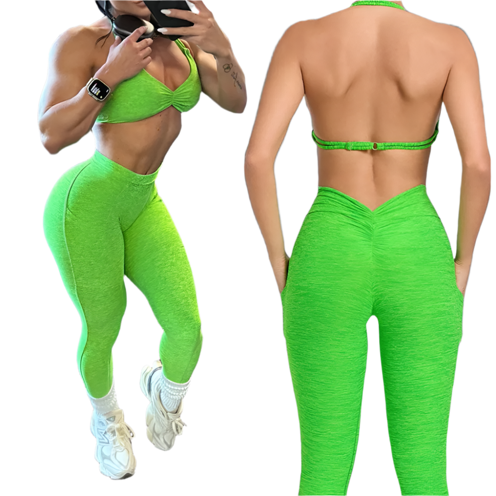 Adjustable Bra V-Back Set