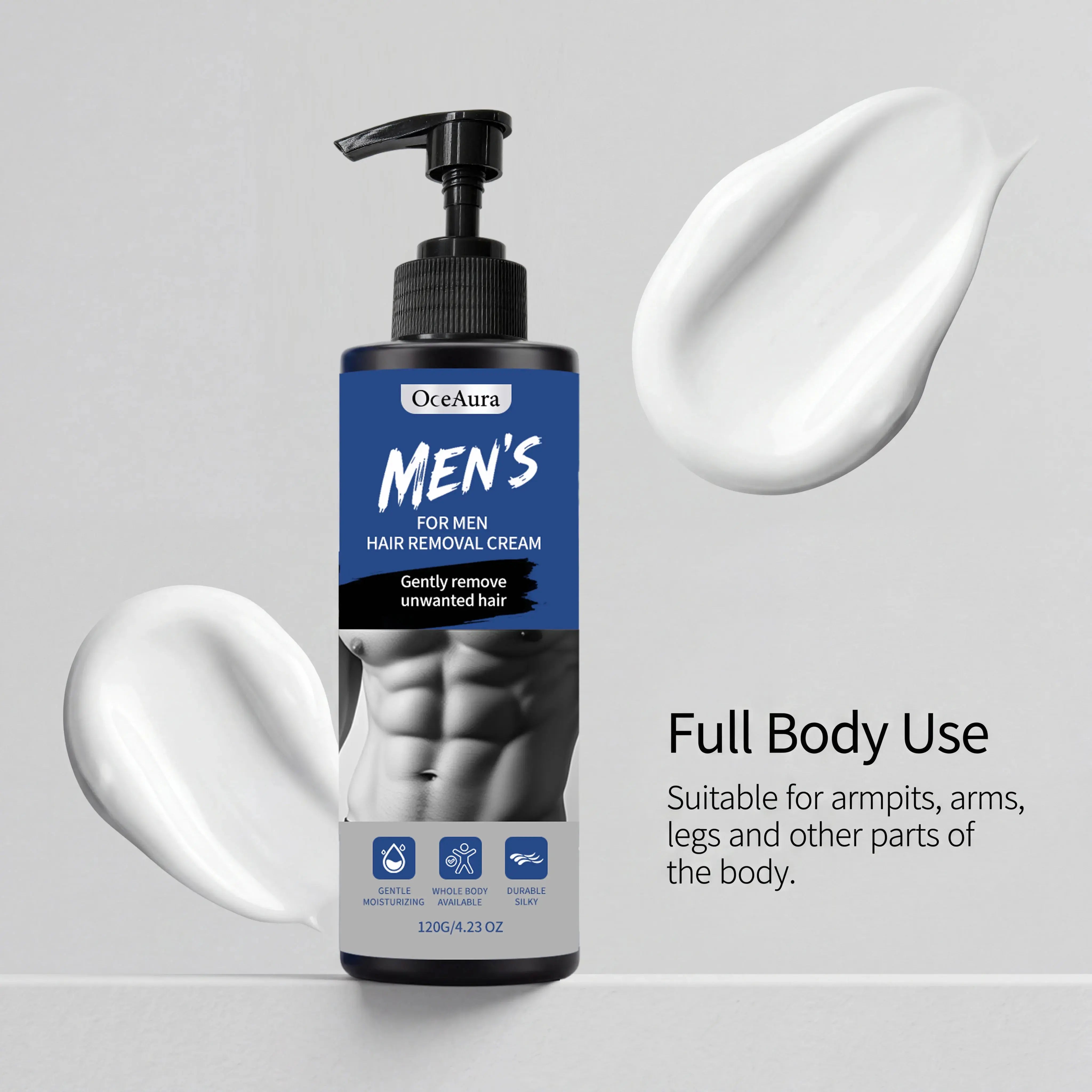 Fast-Acting Men's Hair Removal Cream