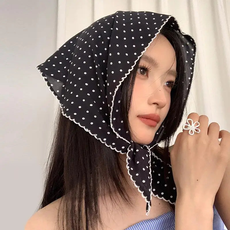 Pastoral Lace Head Wrap