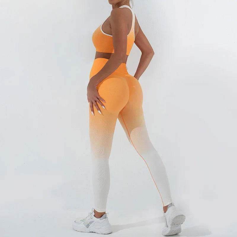 Gradient Long Leggings Set