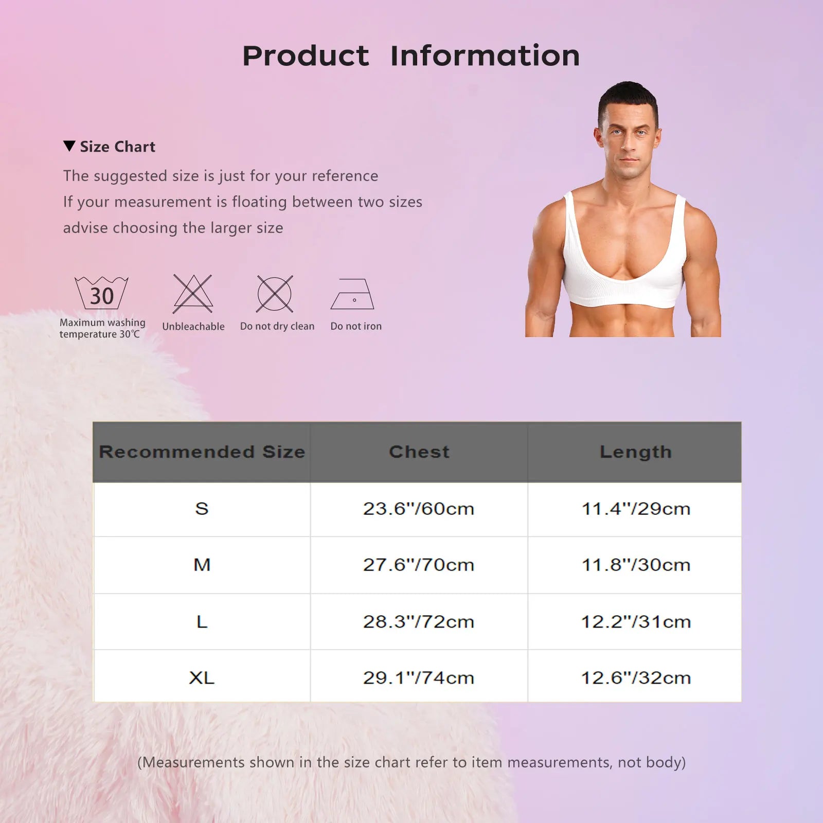 Men's Deep V-Neck Tank Top