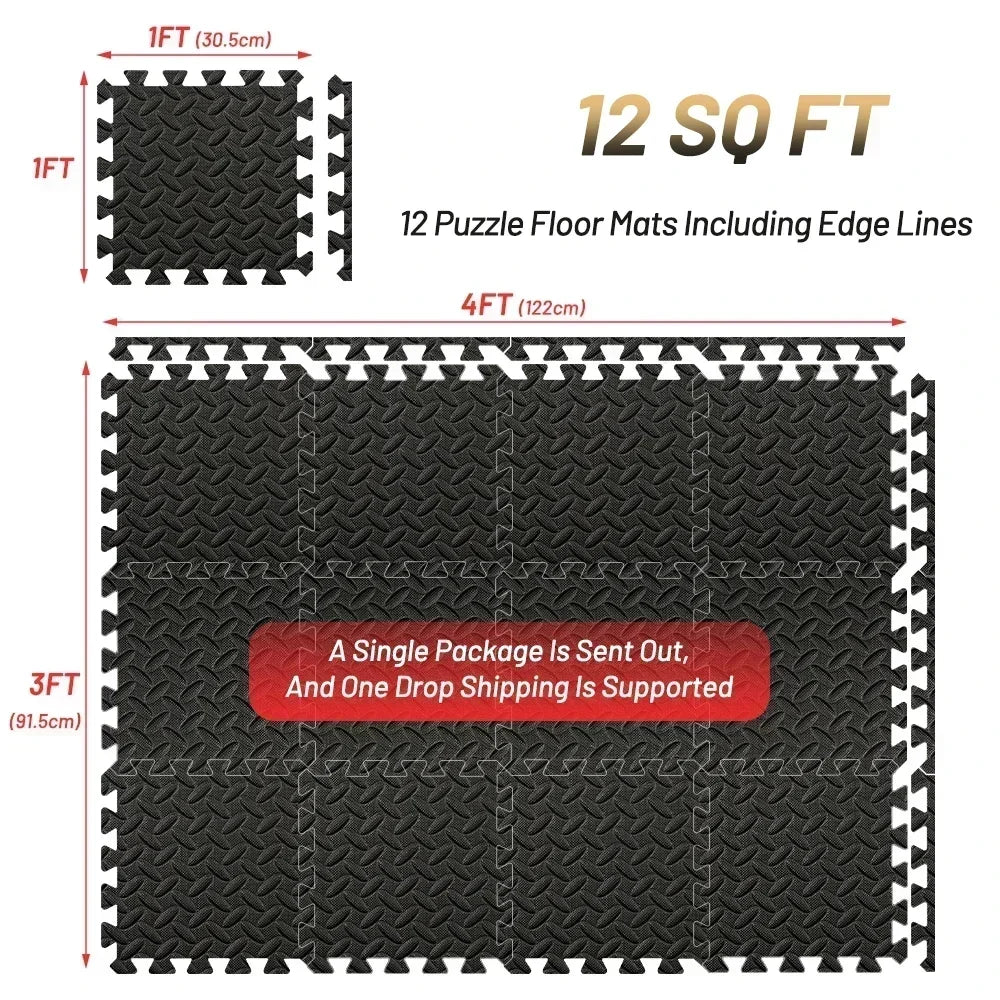 Interlocking Foam Fitness Tiles