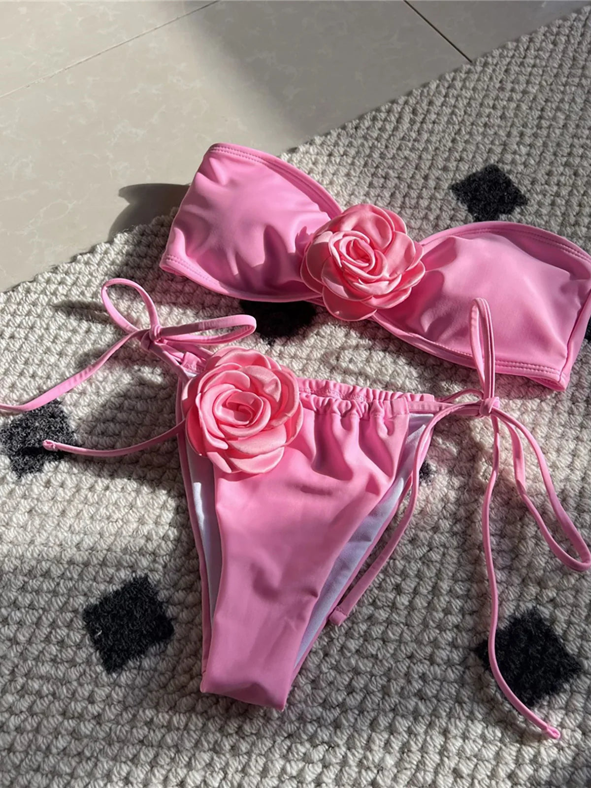 3D Floral Bikini