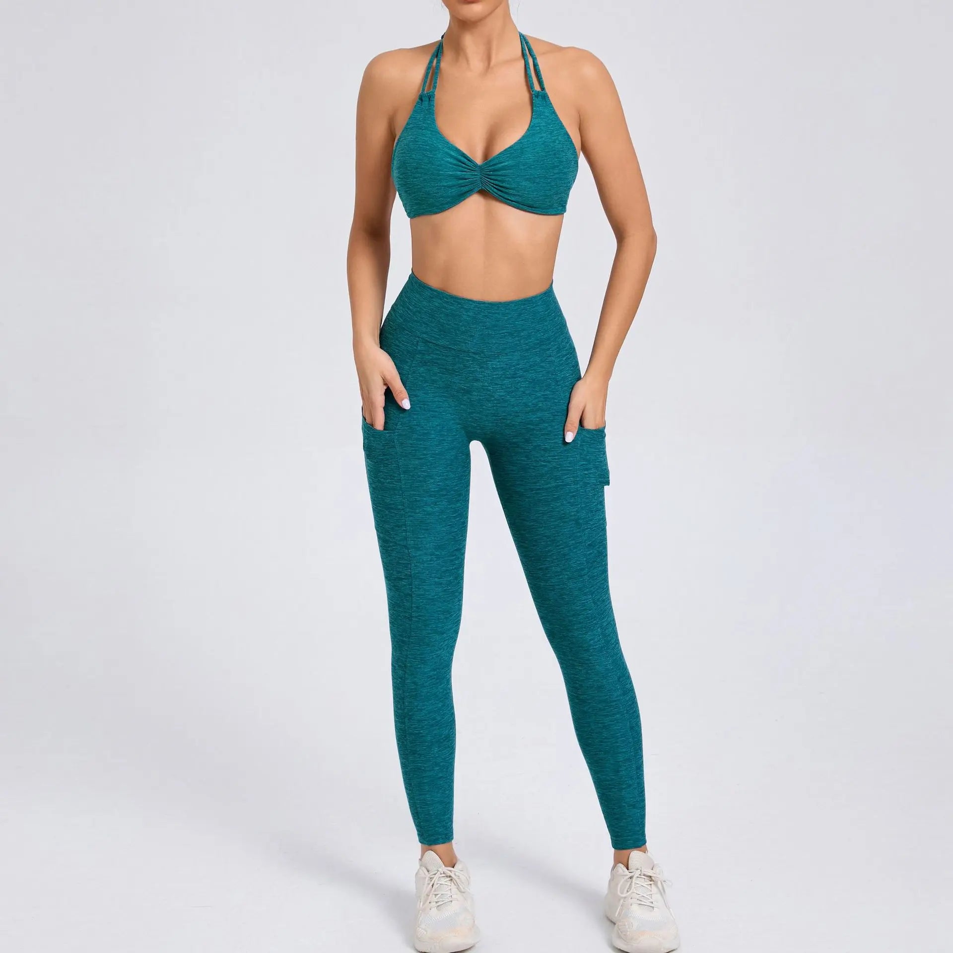 Adjustable Bra V-Back Set