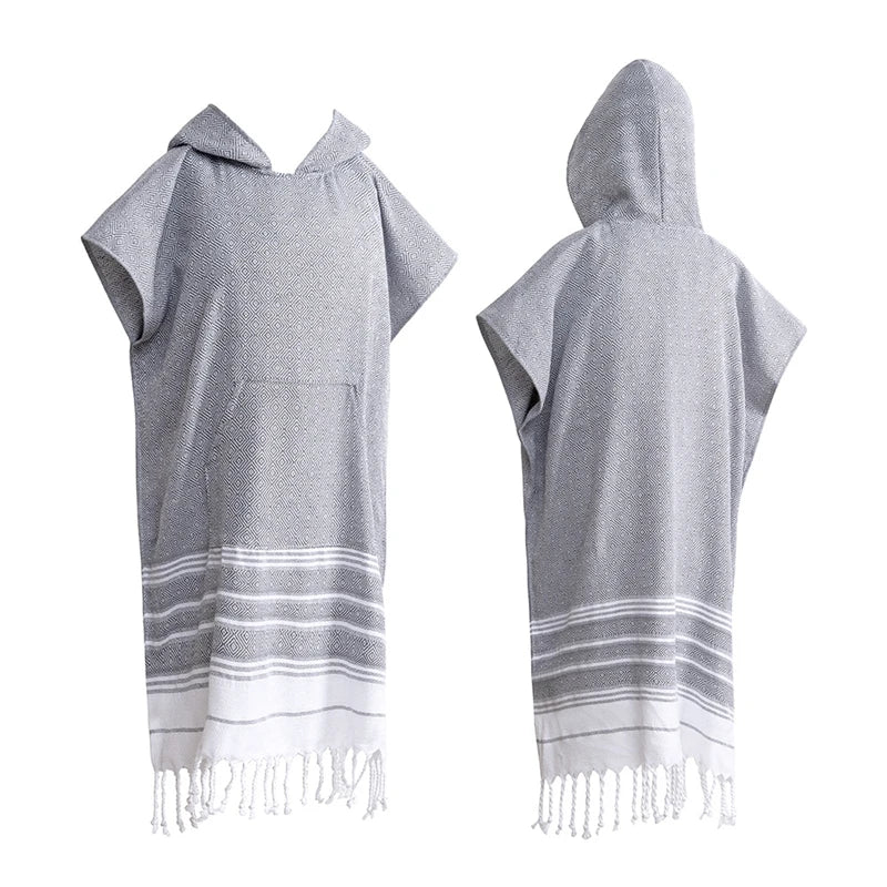 Quick-Dry Cotton Poncho