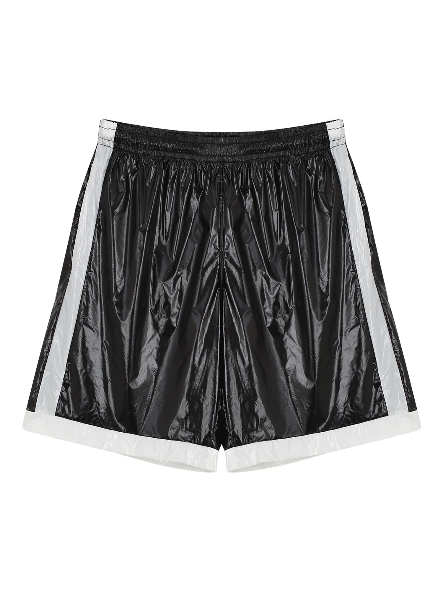 Men's Quick-Dry Glossy Striped Trunks