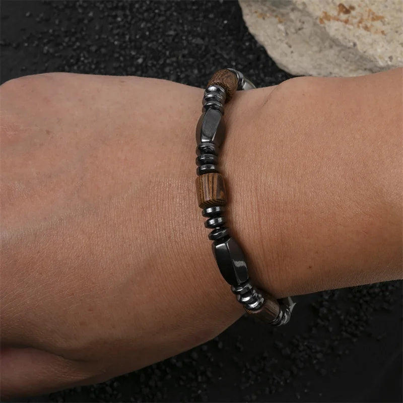 Handmade Black Hematite Bracelet