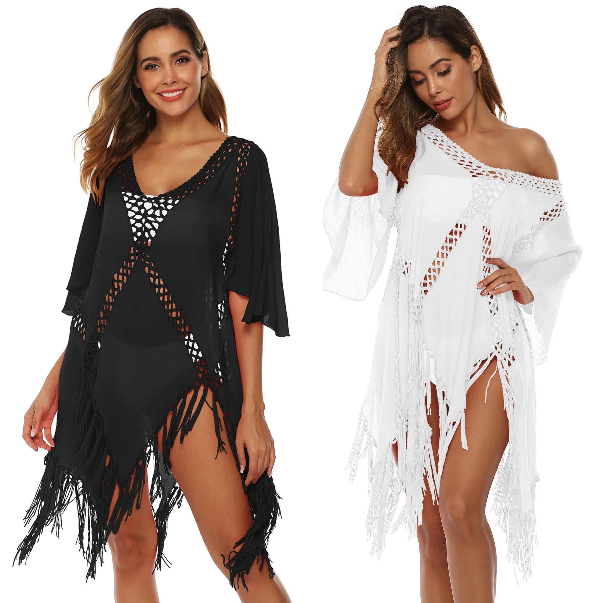 Backless Tassel Beach Dress