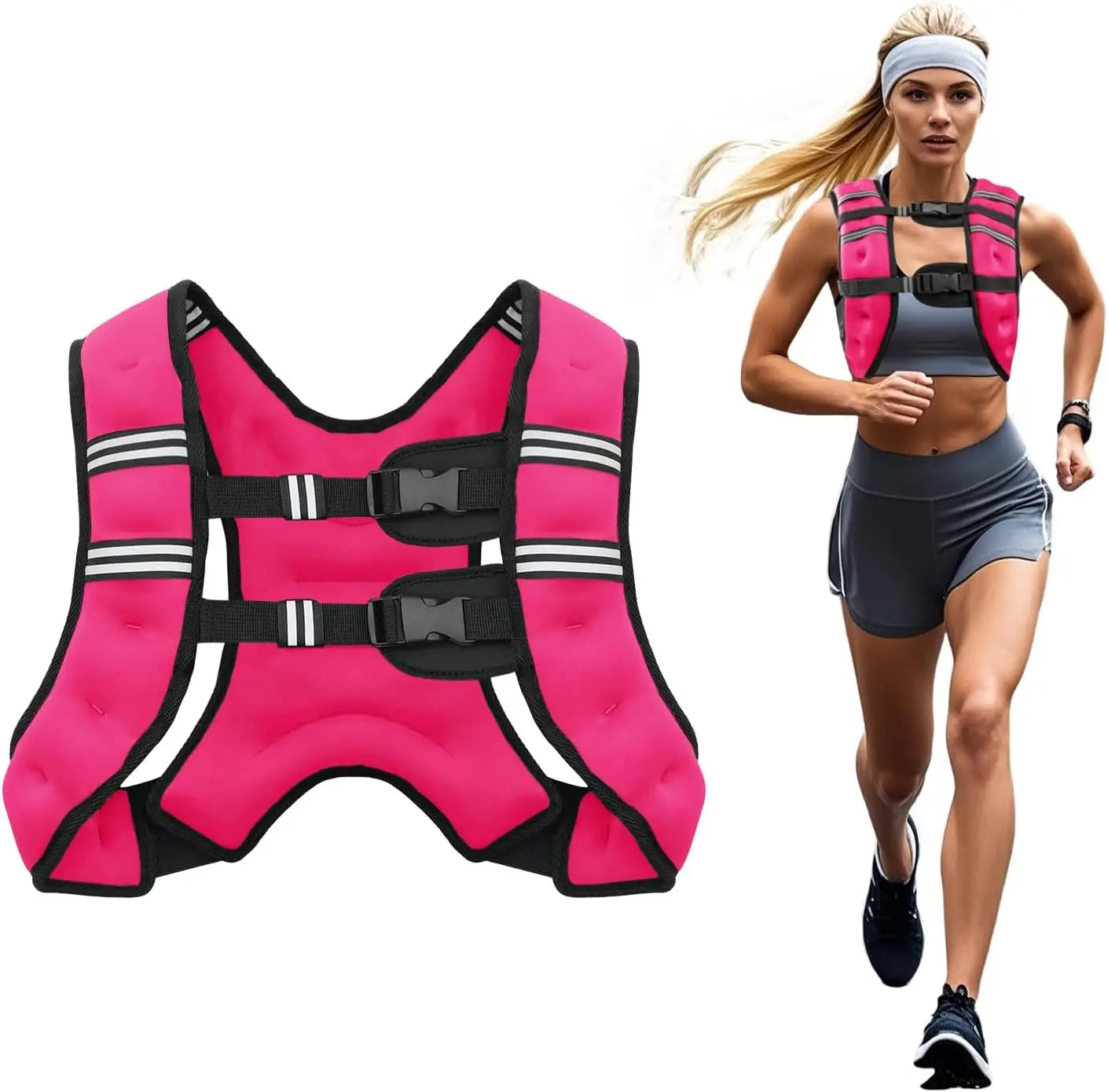 Reflective Adjustable Weight Vest