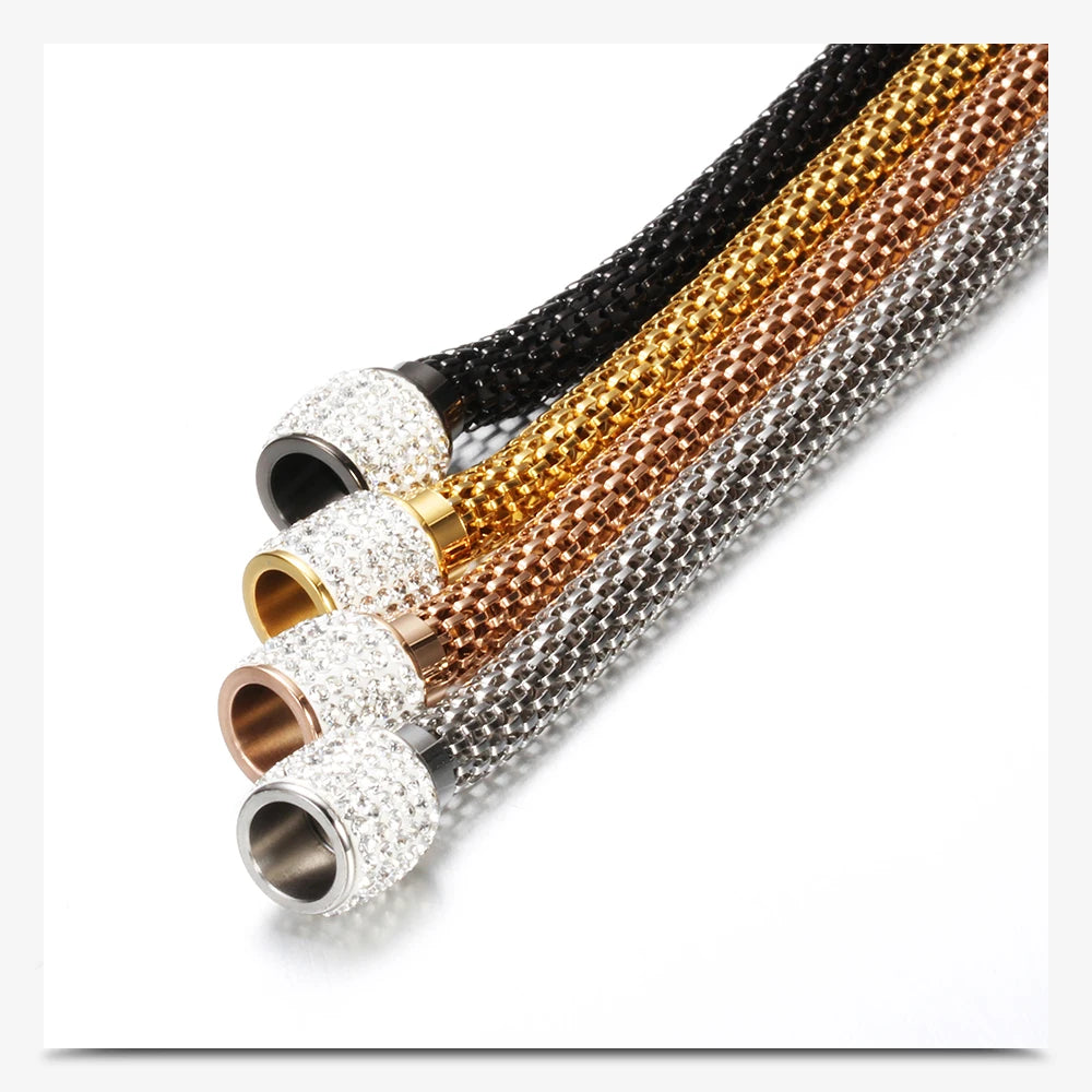 Sparkling Magnetic Stainless Steel Bracelet