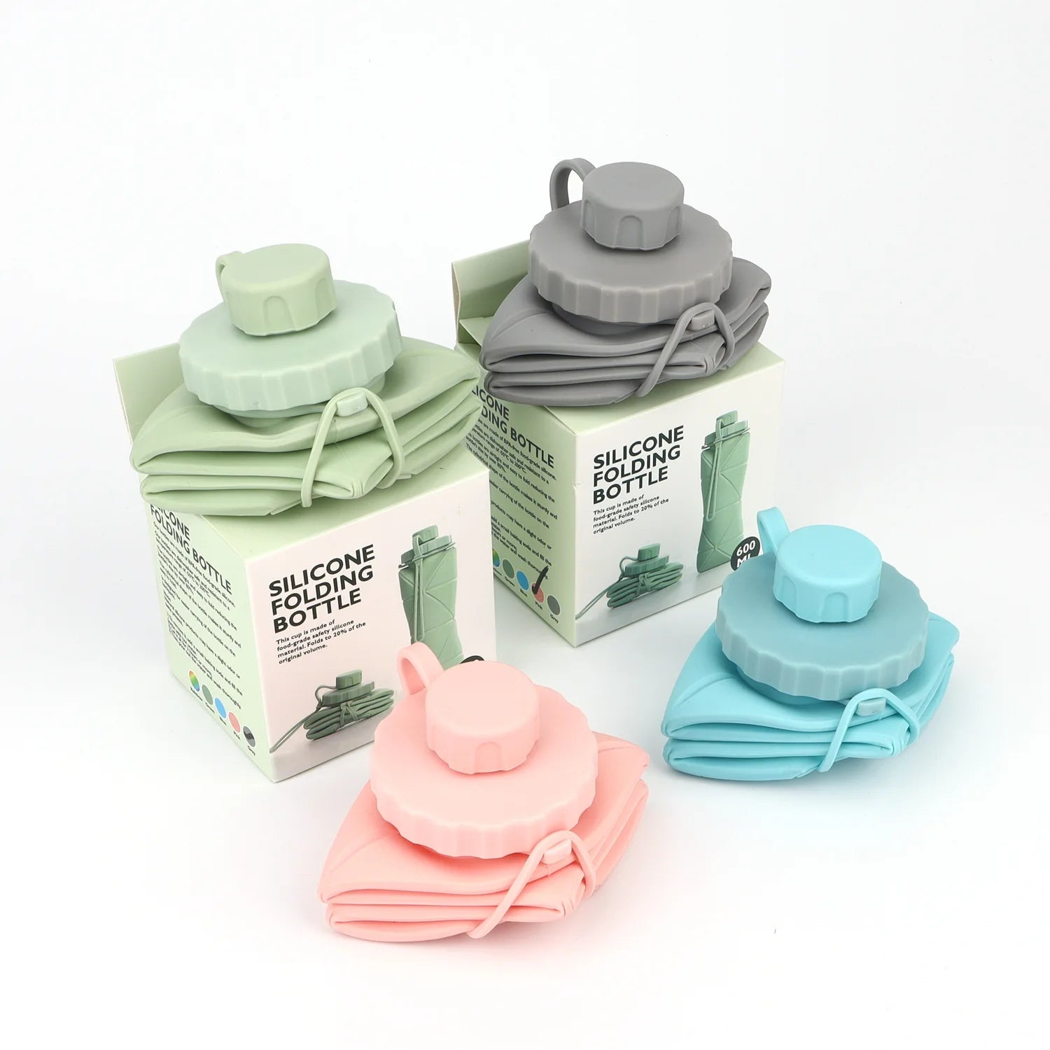 Foldable Silicone Travel Bottle