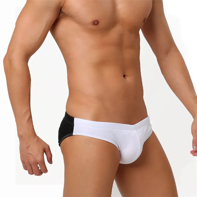 Black White - Swim Mini Briefs.