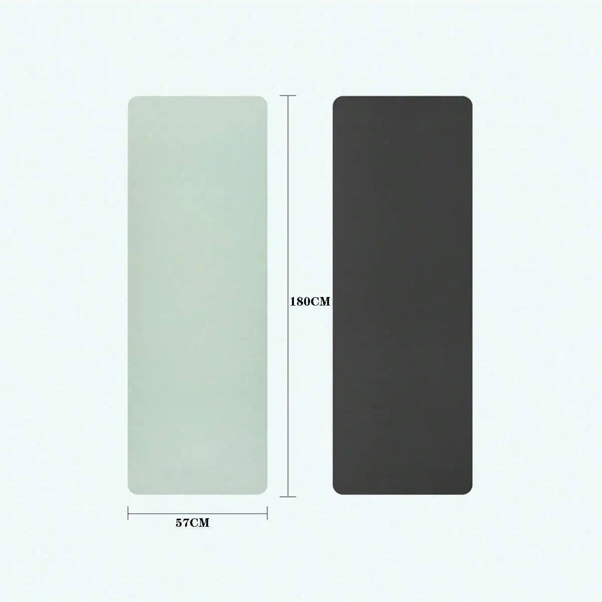 TPEgoyamat Non-slip Pilates Mat 180cm X 57cm Thick