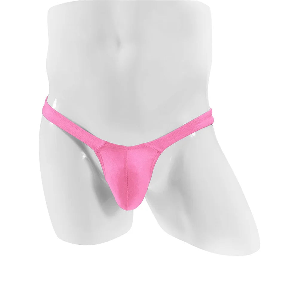 Men's Swimwear T-back Thong Briefs