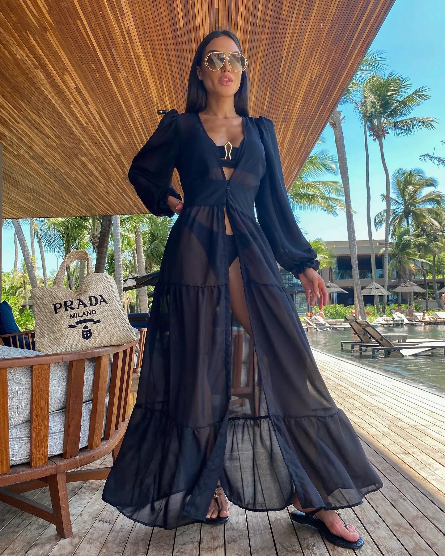 Bohemian Beach Sleeve Dress