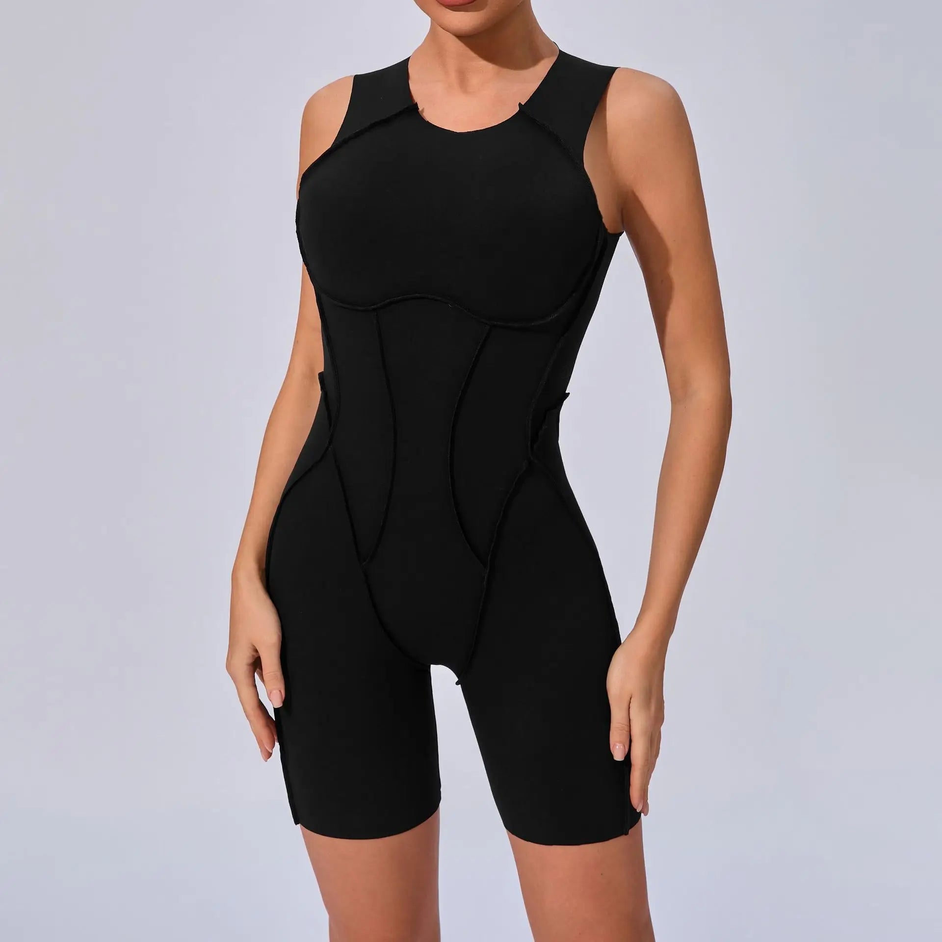 Sleeveless Fitness Bodysuit