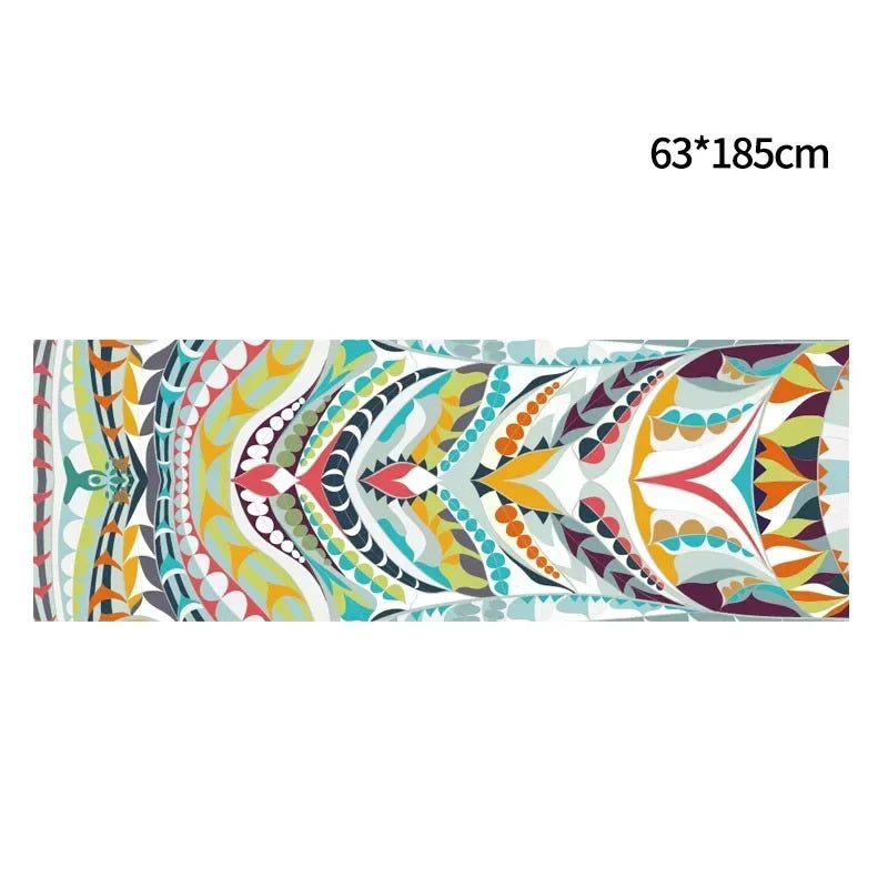 Fleece Yoga Towel Sweat Absorbent Non-Slip Fitness Mat