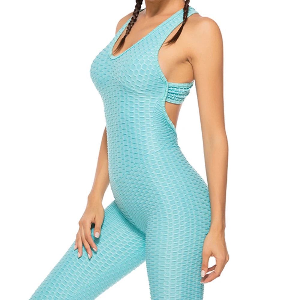 Halter Bandage Bodycon Jumpsuit