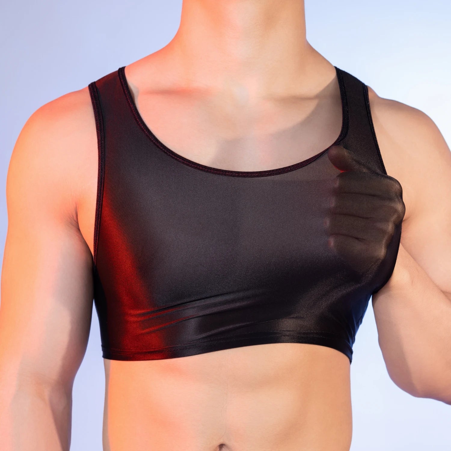 Men's Sexy Sleeveless Crop Tops