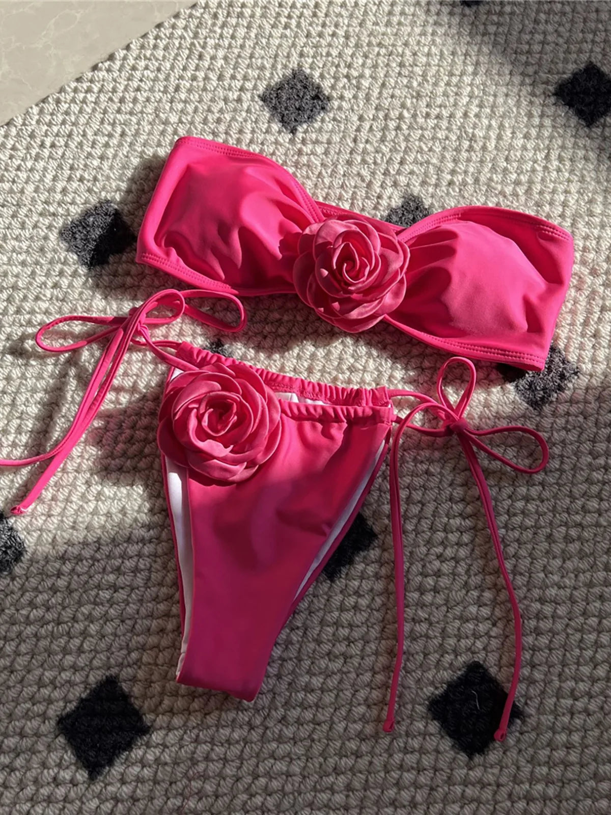 3D Floral Bikini