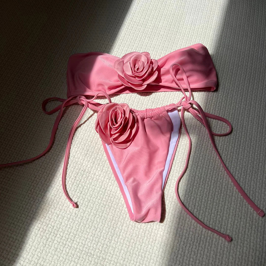 3D Floral Bikini