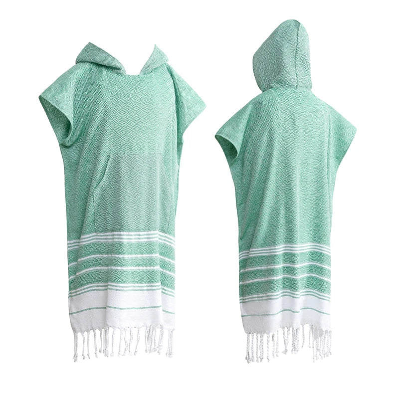 Quick-Dry Cotton Poncho