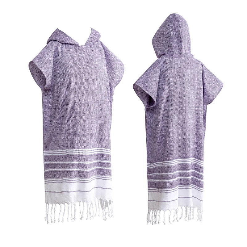 Quick-Dry Cotton Poncho