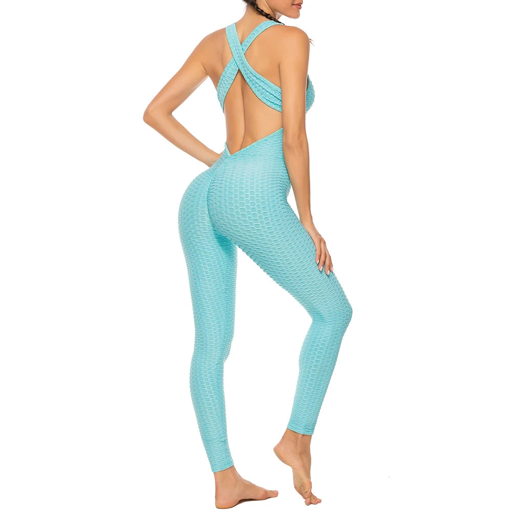 Halter Bandage Bodycon Jumpsuit