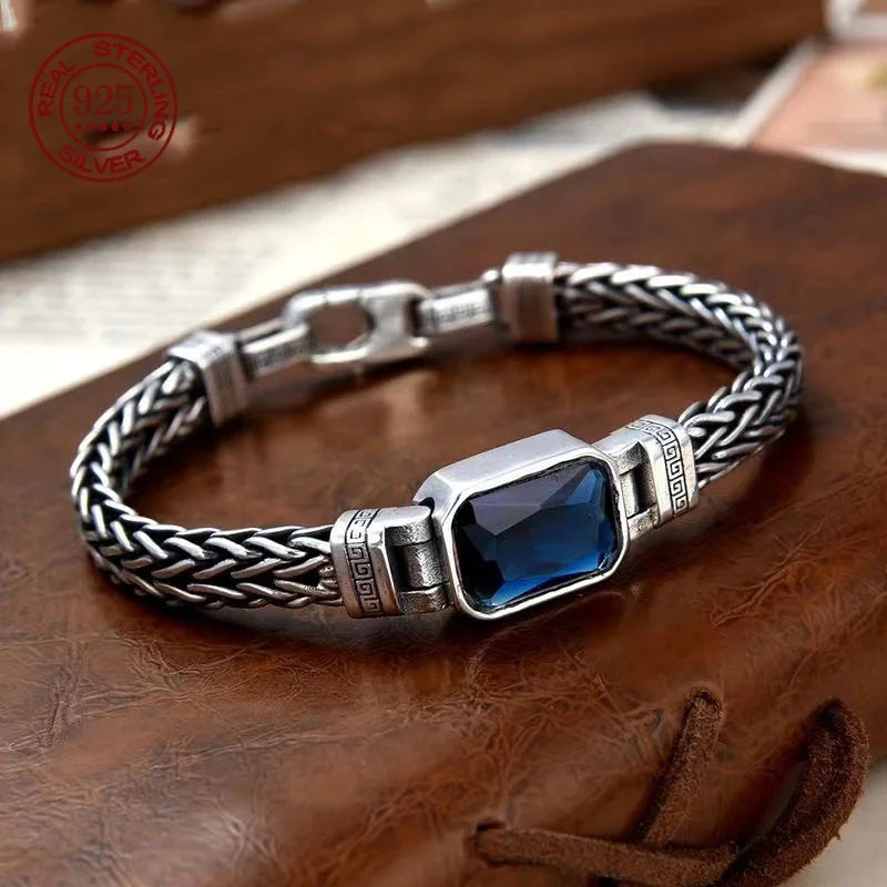Vintage S925 Lucky Silver Bracelet