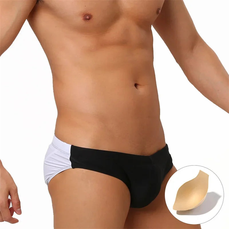 Black White - Swim Mini Briefs.