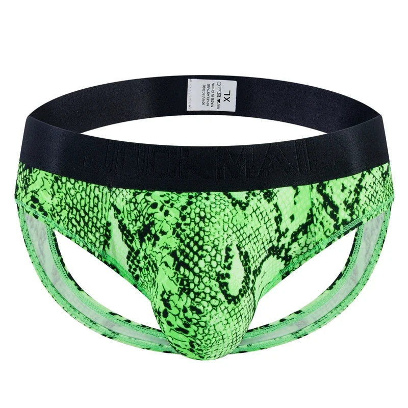 Leopard Cutout Low-Rise Briefs