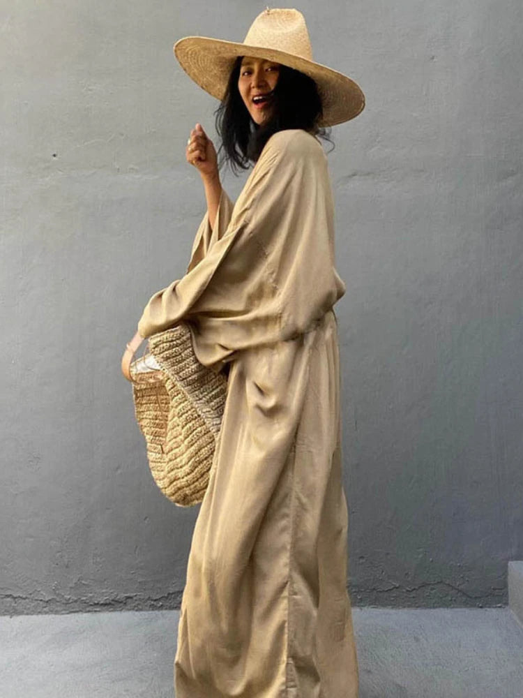 Belted Wrap Beach Robe