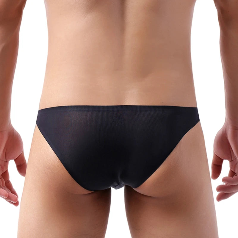 Ice Silk Seamless U-Pouch Briefs