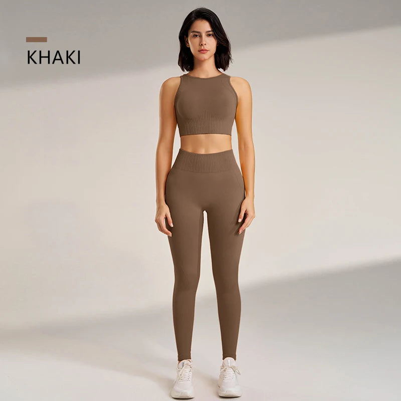 Seamless High Waist Yoga Set