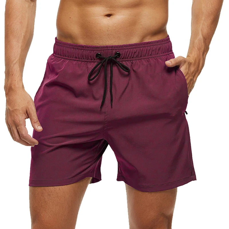 Men's Quick-Dry Adjustable Swim Shorts